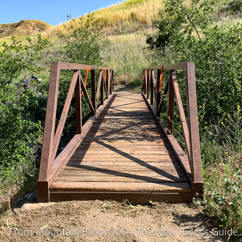 Use a wheel lift to get onto this bridge at East Walker Ranch