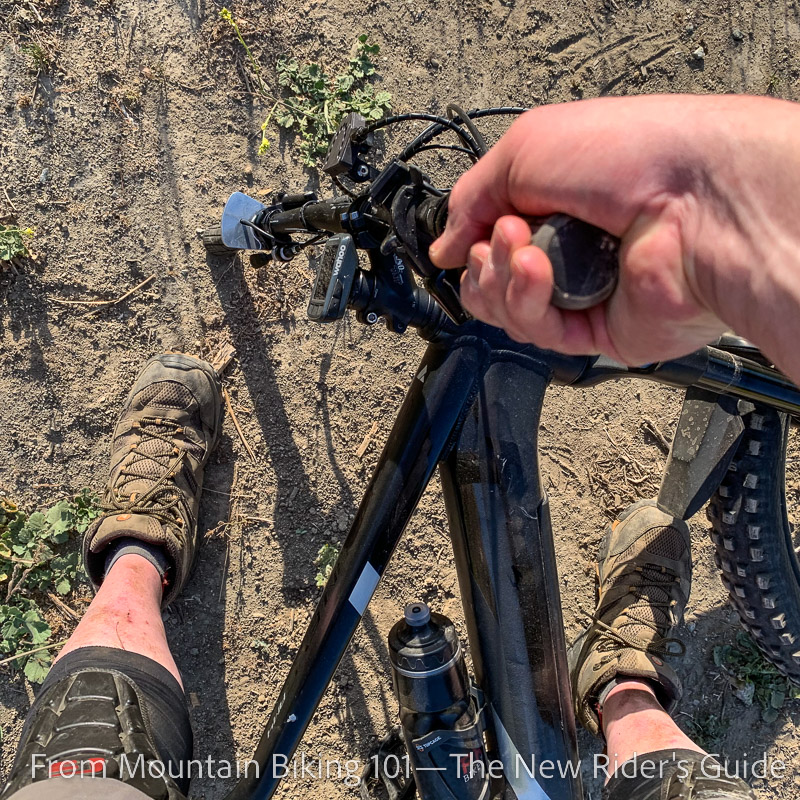 Mounting and unmounting your mountain bike